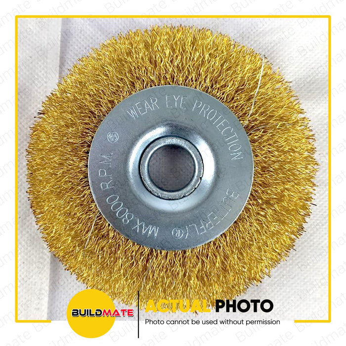 BUTTERFLY Circular Wire Brush 100mm 4" CWB-4 •BUILDMATE•