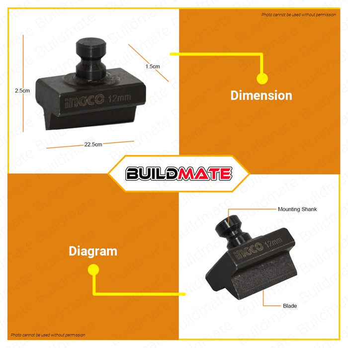 INGCO Hydraulic Steel Cutter BLADES 4-12mm Cr-V HHSC0112B •BUILDMATE• IHT