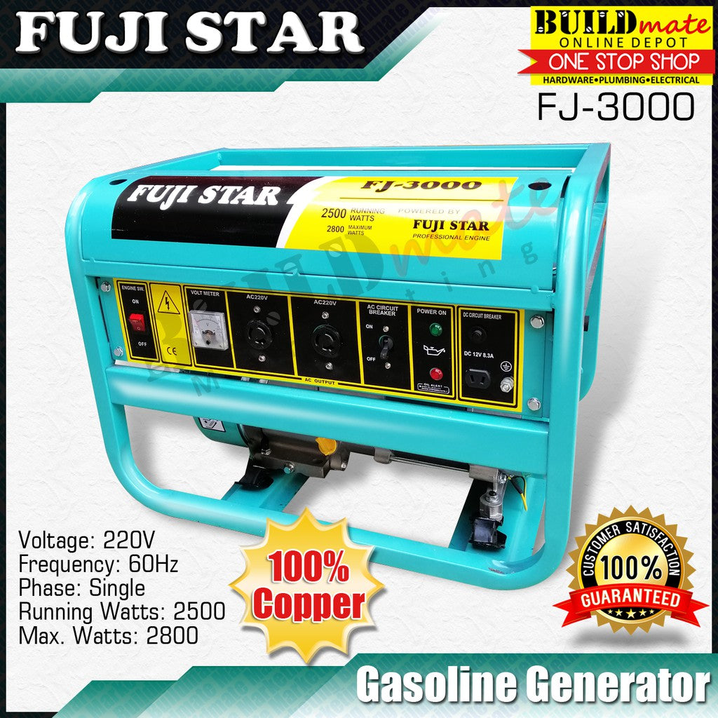 FUJISTAR Gasoline Generator FJ-3000 / NORTON •BUILDMATE• — Buildmate