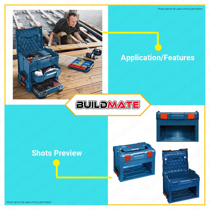 BOSCH Professional Carrying Case Tool Box Storage Organizer LS-BOXX 306 1600A001RU •BUILDMATE• BLC