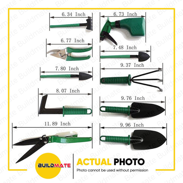 MEGA Garden Tools Set 10 in 1 PLANTITO PLANTITA FAVORITE GTS10 •BUILDMATE•