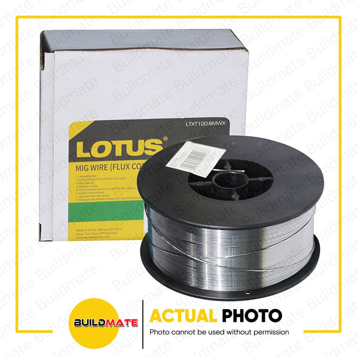 LOTUS Wire Flux Cored for Metal MIG Welding 1KG 0.8mm LTXT100-8MWX •BUILDMATE• LHT