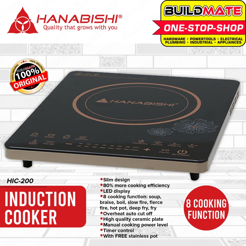 Hanabishi induction on sale cooker wattage