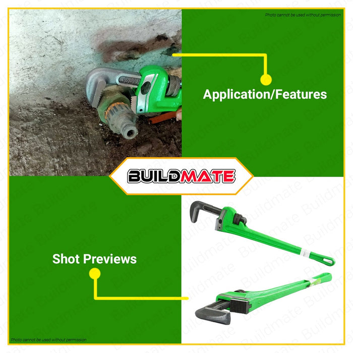HOYOMA JAPAN Pipe Wrench Wrenches 24" HT-PW24 AUTHENTIC 100% ORIGINAL / AUTHENTIC •BUILDMATE•
