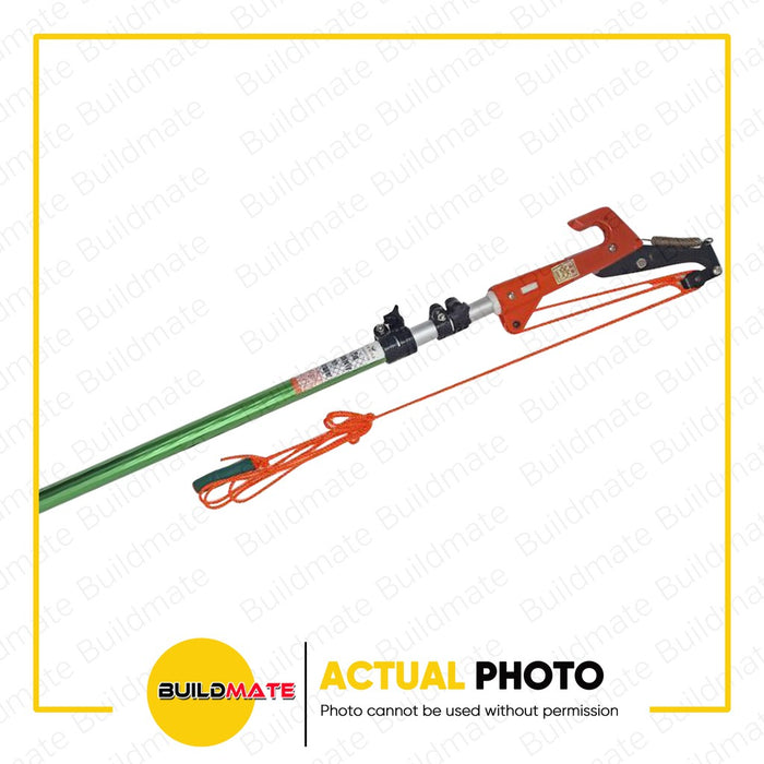 BUTTERFLY Taiwan Tree Pruner Trimmer Branch Cutter Saw w/ Aluminum Long Pole 3.75M #539 •BUILDMATE•