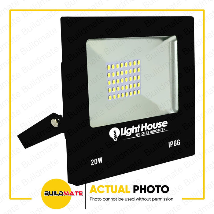 LIGHTHOUSE Weatherproof LED Floodlight 20W WARM WHITE | DAY LIGHT SOLD PER PIECE •BUILDMATE• PHLH