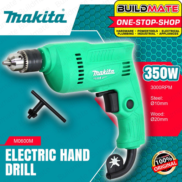 MAKITA Original 350W Electric Hand Drill 10mm (3/8") M0600M •100% AUTHENTIC•BUILDMATE•
