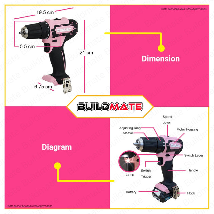 Pink makita drill outlet