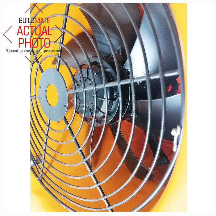 COMPACT 10" Portable Axial Fan Industrial Air Blower Ventilator CPV-375 (WITH 5M Hose) •BUILDMATE•