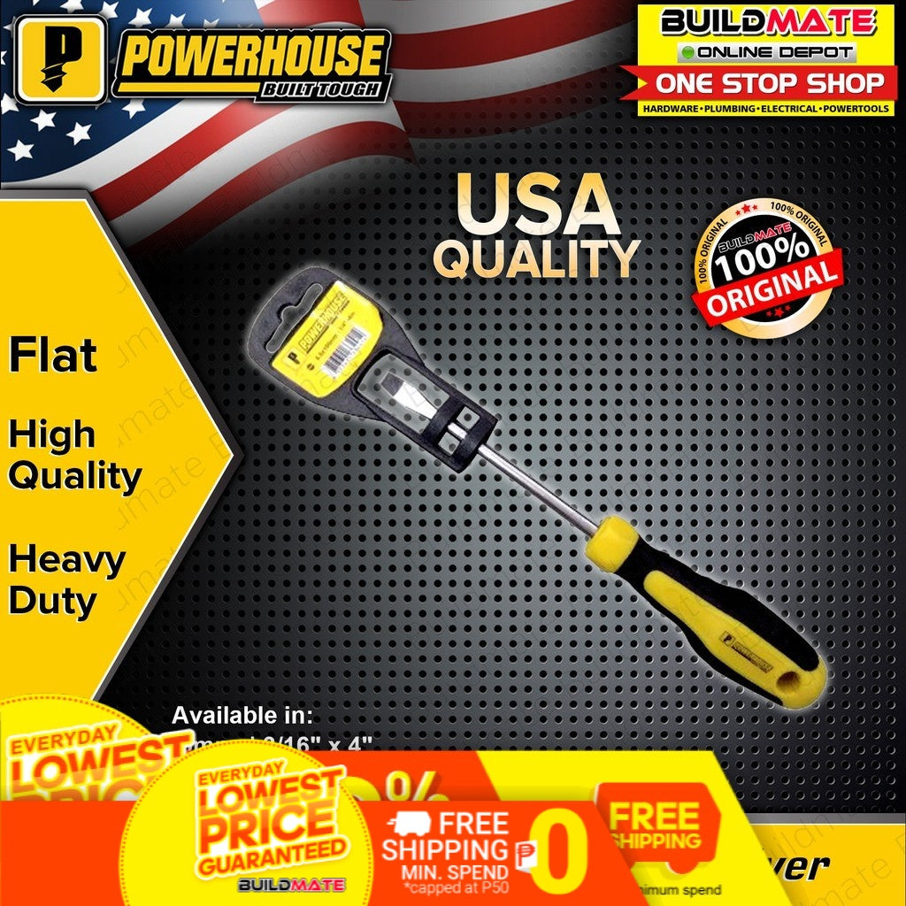 POWERHOUSE Screwdriver PHILIP/FLAT SOLD PER PIECE •BUILDMATE• PHHT ...