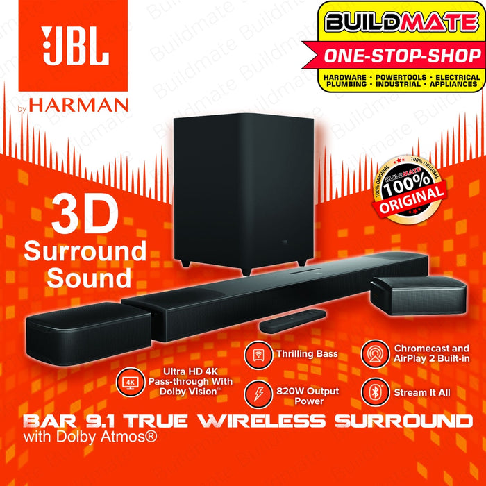 JBL True Wireless Bluetooth Surround Speakers with Dolby Atmos® BAR •BUILDMATE•