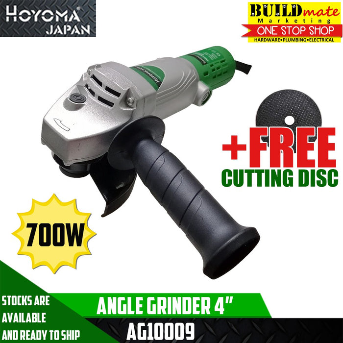 Hoyoma Angle Grinder 700W HT-AG700 +FREEcuttingdisc HYMPT