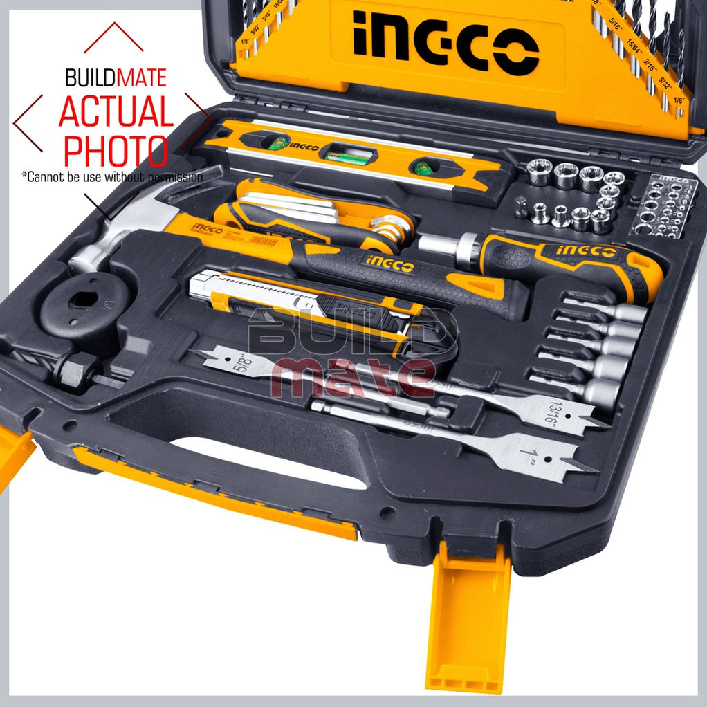 INGCO 120PCS SET Hand Tools Accessories UHKTAC011201 +FREE PUTTY TROWE ...
