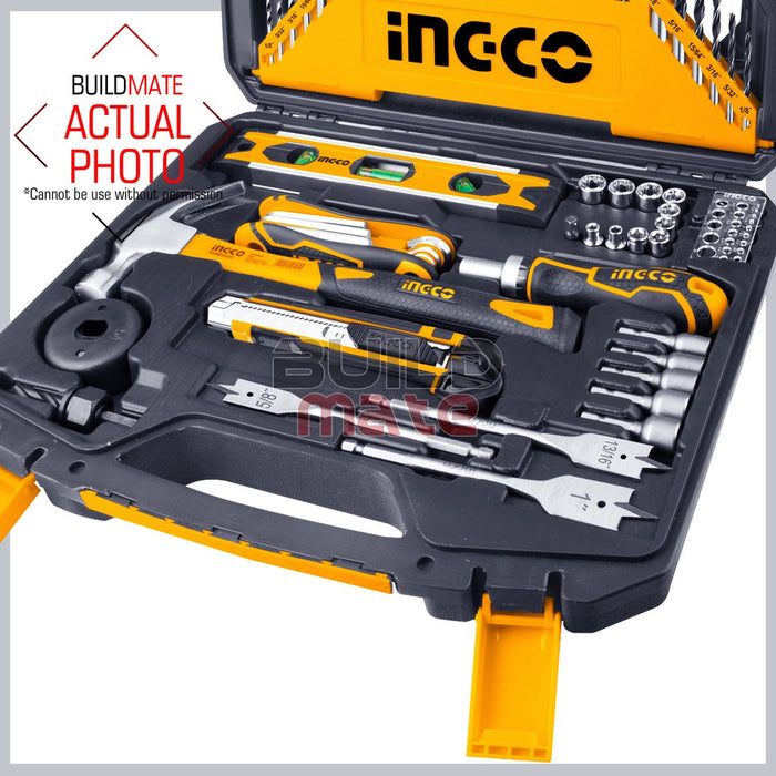 INGCO 120PCS SET Hand Tools Accessories UHKTAC011201 +FREE PUTTY TROWEL •BUILDMATE• IHT