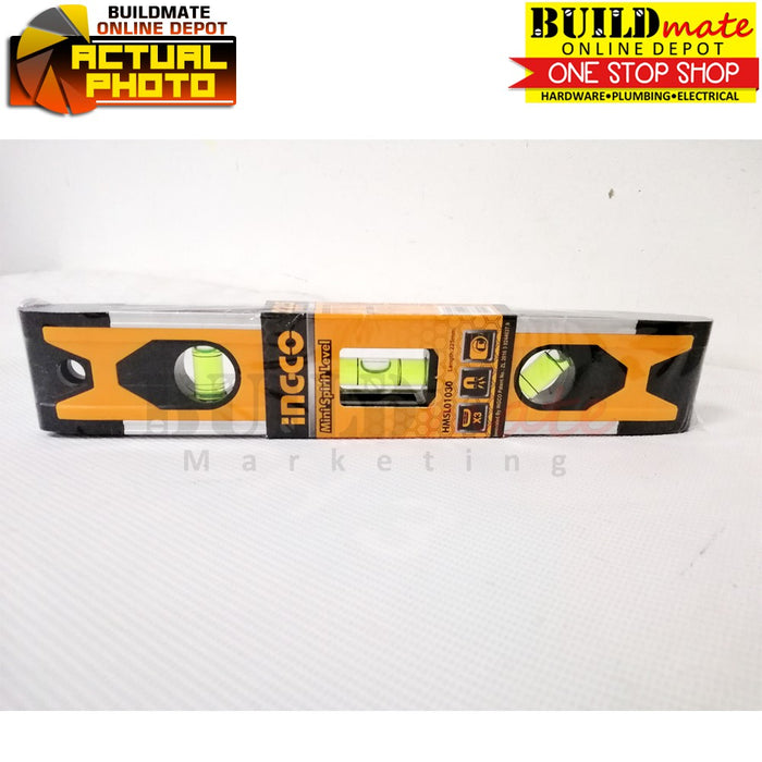 INGCO Magnetic Mini Spirit Level HMSL01030 •BUILDMATE• IHT