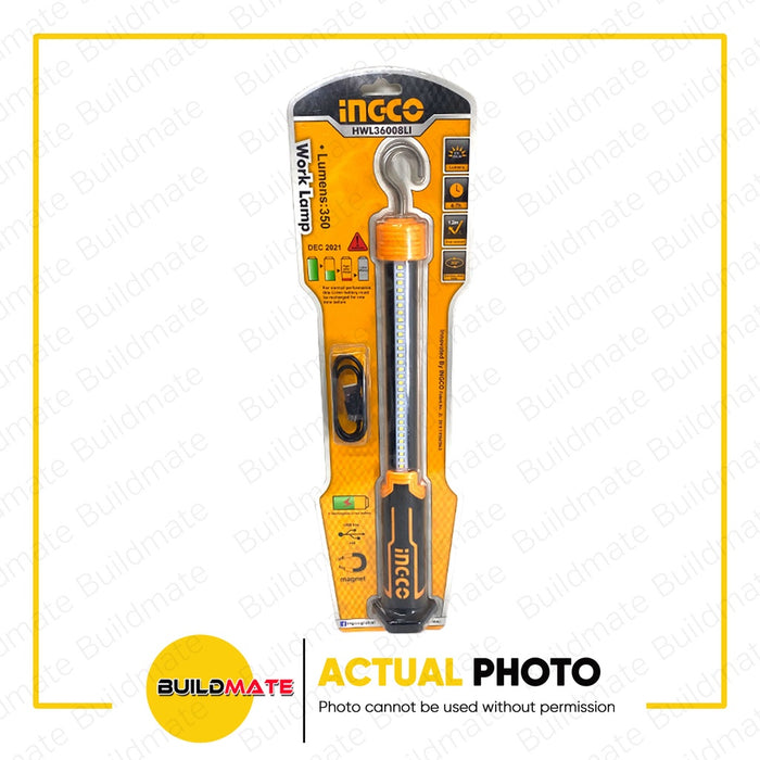 INGCO Rechargeable Work Lamp HWL36008LI •BUILDMATE• IPT