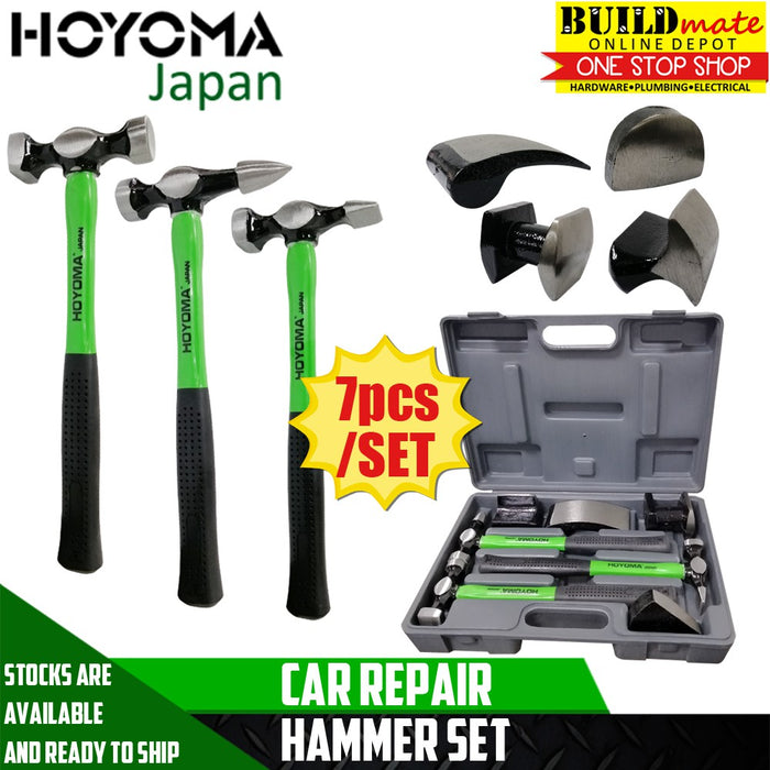 Hoyoma HAMMER SET for Car Repair 7PCS/SET 211301•BUILDMATE• HYMHT