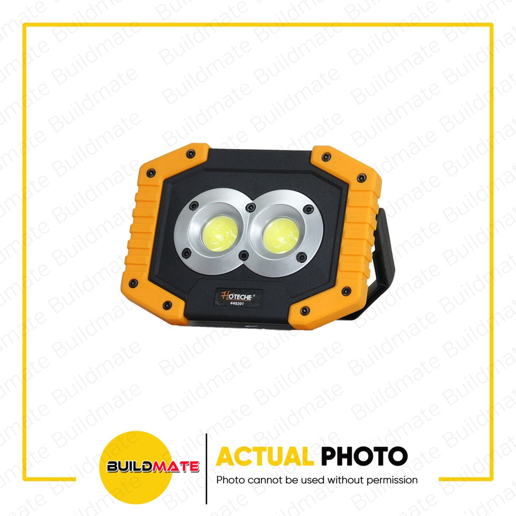 HOTECHE Flooding 10W LED Rechargeable Work Lamp LIGHT HTC-440301 •BUIL ...