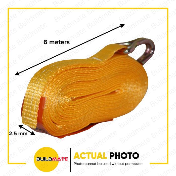 INGCO Ratchet Tie Down Strap 1.5 TONS 6m HRSP262 •BUILDMATE• IHT