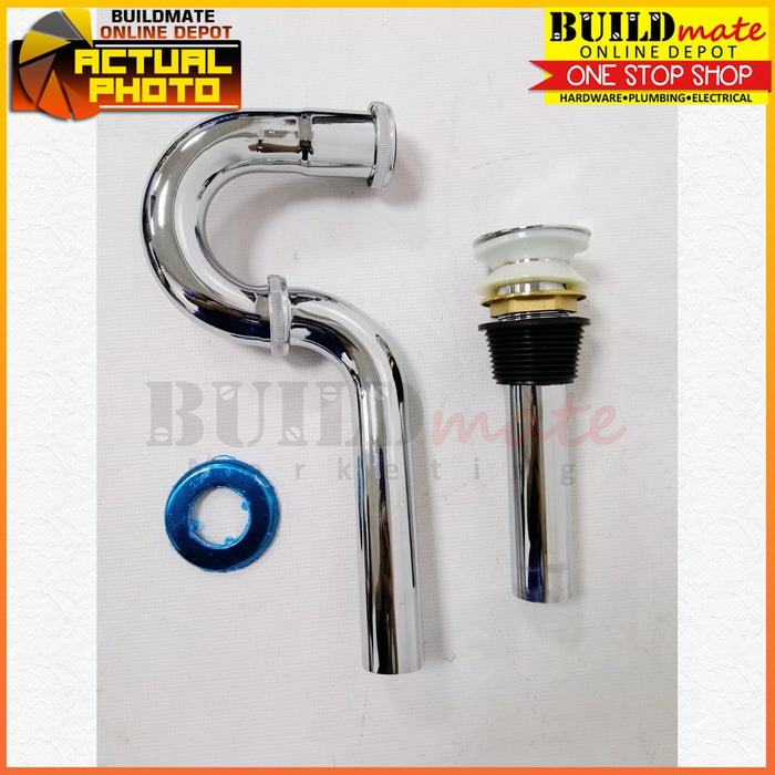 S.G.C. Turn Over w/Hole P-TRAP 1 1/4"  S.G.C.-2040+B2 •BUILDMATE