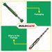 Nicholson SDS Hammer Drill Bit Carbide Tipped 5.0x110mm 21219002 |  6.0x110mm 219006 SOLD PER PIECE
