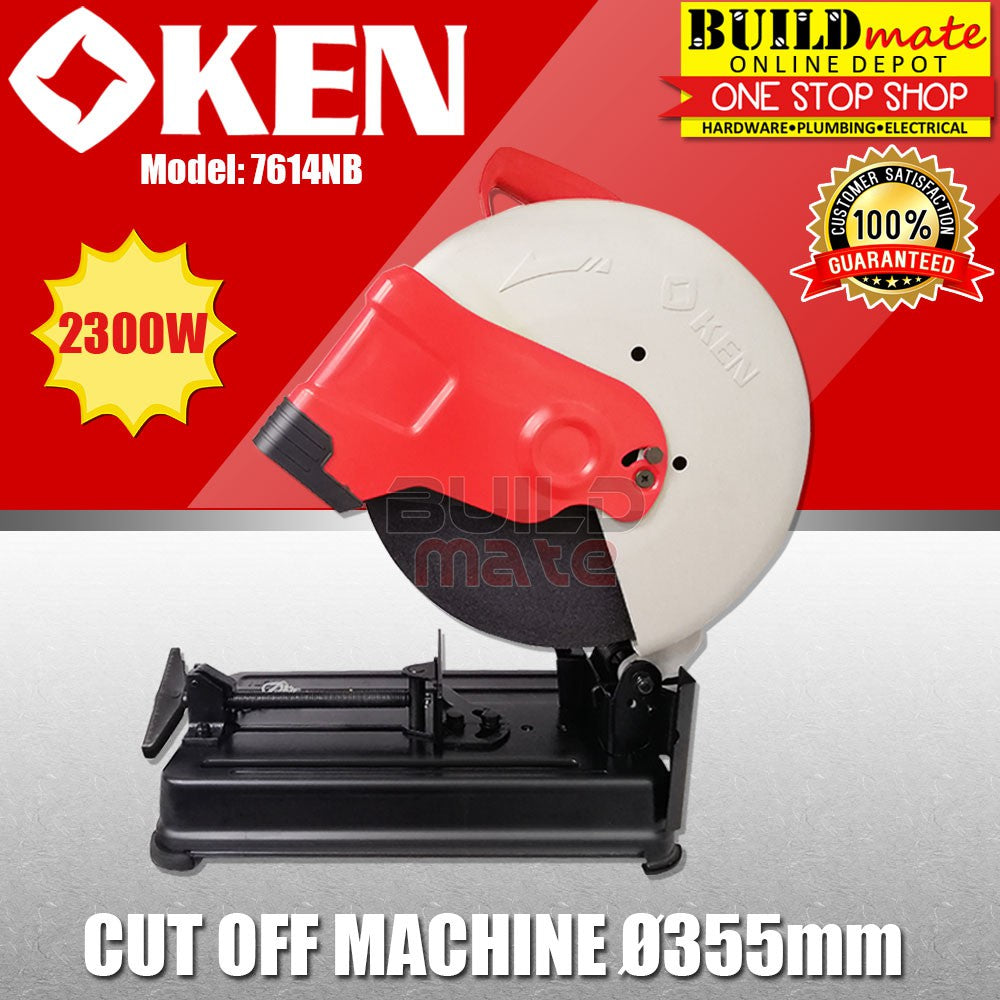 KEN Chop Saw Cut Off Machine Ø355mm 2300W 7614NB •BUILDMATE• — Buildmate