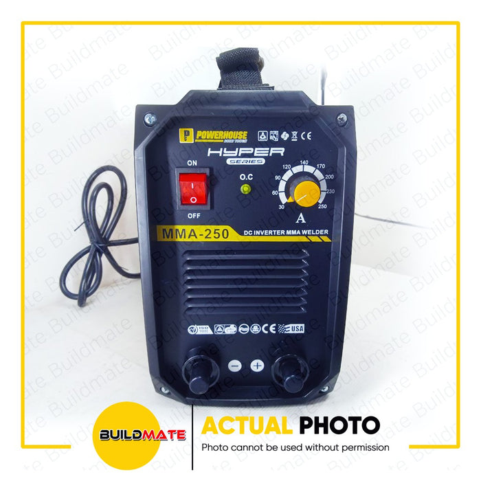 POWERHOUSE HYPER Series 250A Inverter Industrial Grade Welding Machine MMA-250 •BUILDMATE• PHWM