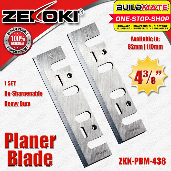 [WITH RUST] CLEARANCE SALE ZEKOKI HSS Resharpenable Planer Blades 82mm | 110mm SOLD PER PIECE •BUILDMATE•