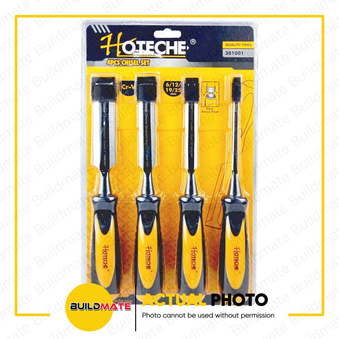 HOTECHE 4PCS/SET Chisel Set 381001 •BUILDMATE•