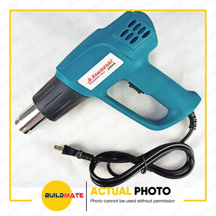 JR KAWASAKI Heat Gun Hot Air 2200W JRHG2200 with Nozzle + FREE Gloves & Eye Cover •BUILDMATE•