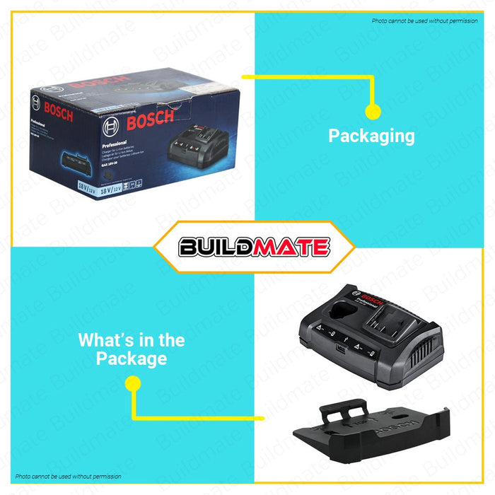 BOSCH Professional Battery Charger GAX 18V-30 Uni 1600A011A9 AUTHENTIC •BUILDMATE• BLC