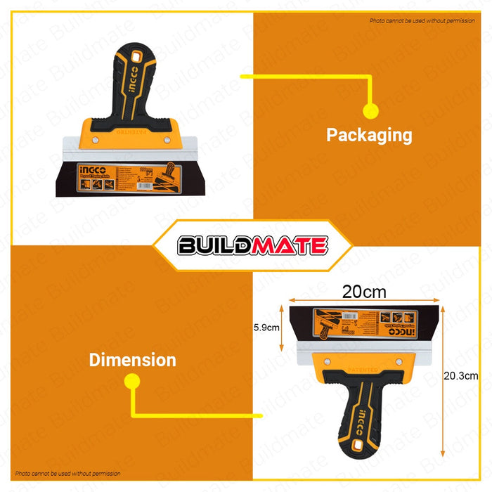 INGCO Drywall Taping Knives 8" 200mm HPUT78200 •BUILDMATE• HT2