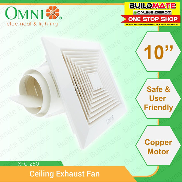 Omni Ceiling Exhaust Fan 10" XFC250-10 •BUILDMATE•