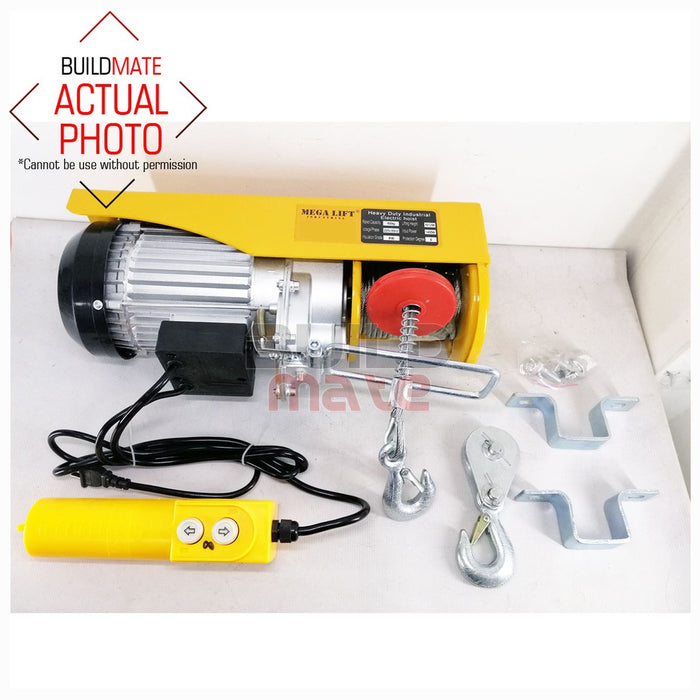 MEGA 500KG Heavy Duty Industrial Electric Hoist PA500 •BUILDMATE•