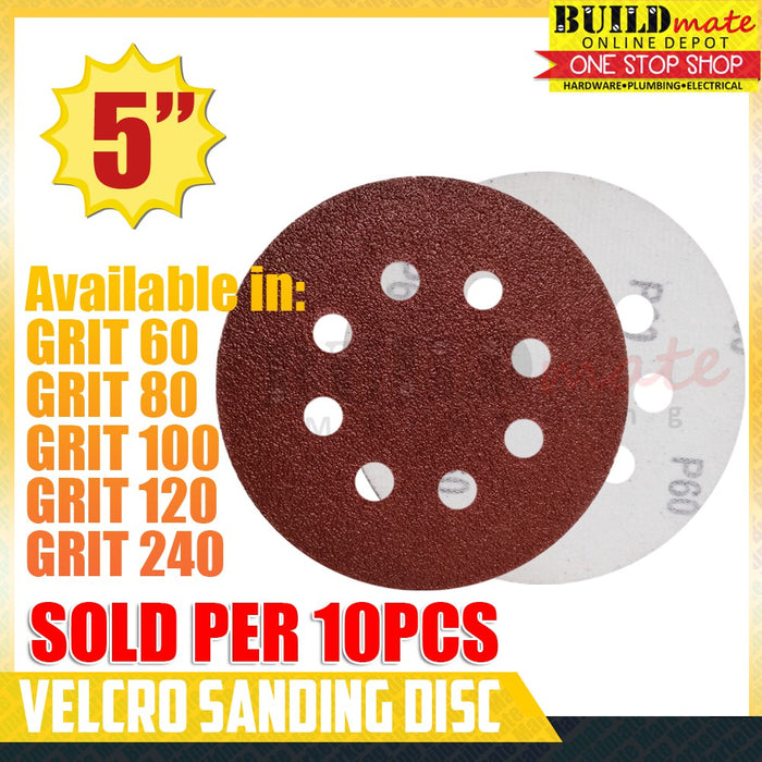 5" Velcro (10PCS) Sanding Disc •BUILDMATE•