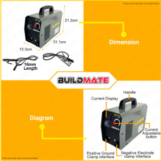[COMBO] LOTUS Inverter Welding Machine 200A LTIW200D + Angle Grinder 650W + FREE WELDING GLOVES •BUILDMATE• LWM