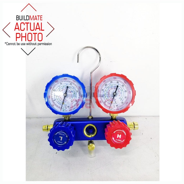 MEGA Manifold Gauge Set Tester R134A •BUILDMATE•