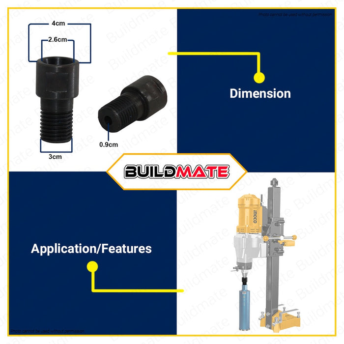 FUJIMA JAPAN Diamond Core Bits Adapter M22 To 1-1/4" inches FT-DCBA22114 AUTHENTIC •BUILDMATE•