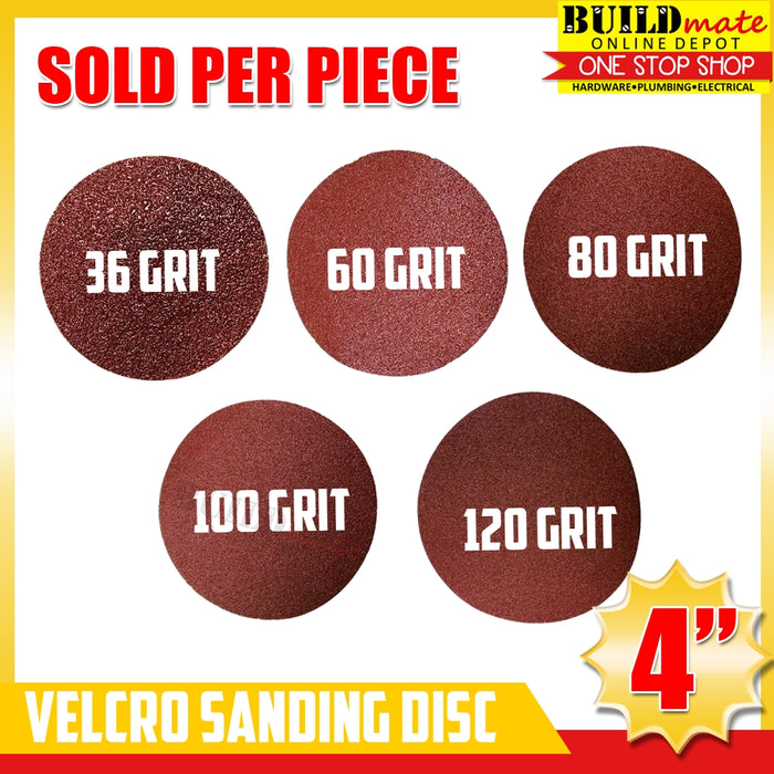 JOSILI/BUTTERFLY Velcro Sanding Polishing Disc Sander Pad For Grinder 4" SOLD PER PIECE •BUILDMATE•