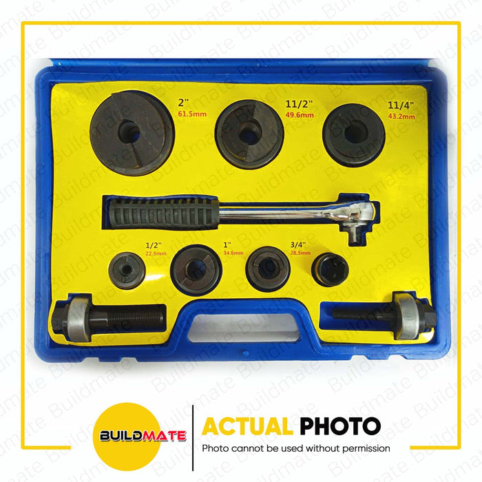 FUJIMA Manual Knockout Punches Set 1/2 to 2" CC-60 •BUILDMATE•