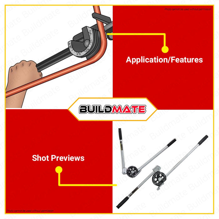 CRESTON Pipe Tube Bender 5/8" 16mm FY5216 •BUILDMATE•