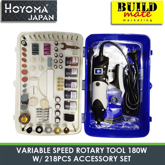 Hoyoma Rotary Tool 180W w/218pcs Accessory NEW ARRIVAL!