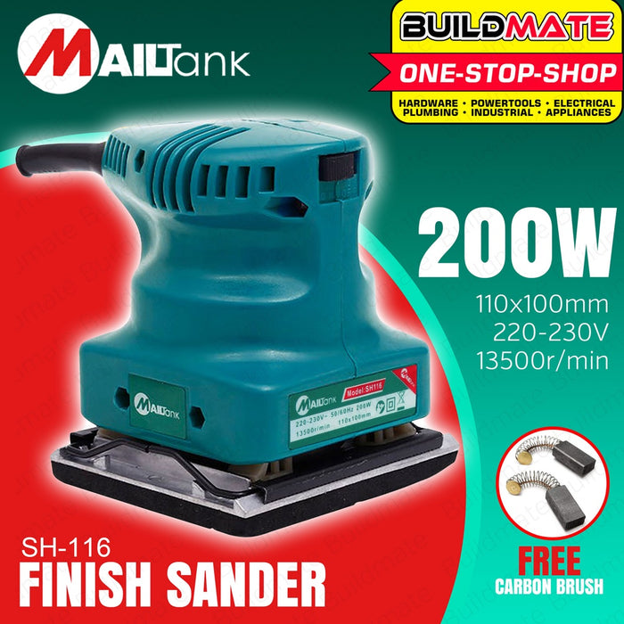 MAILTANK Electric Finish Palm Sander Sanding SH116 •BUILDMATE•