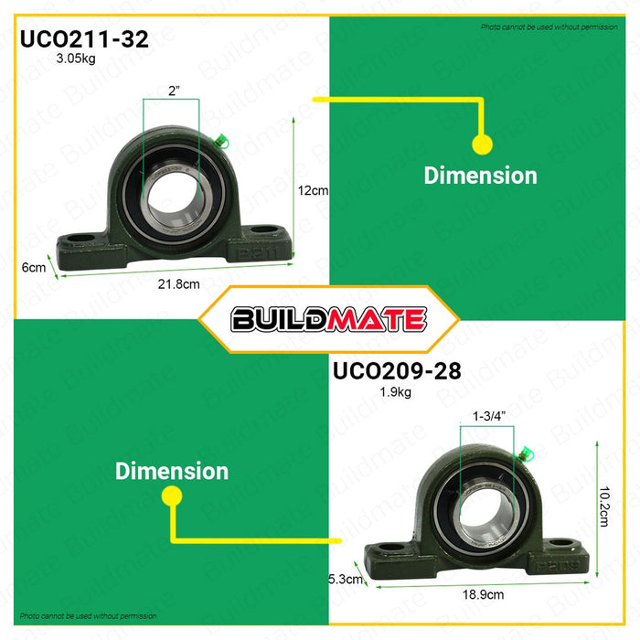 HOYOMA JAPAN Bearing Units for Shafting Pillow Block SOLD PER PIECE 100% ORIGINAL •BUILDMATE• HYMHT