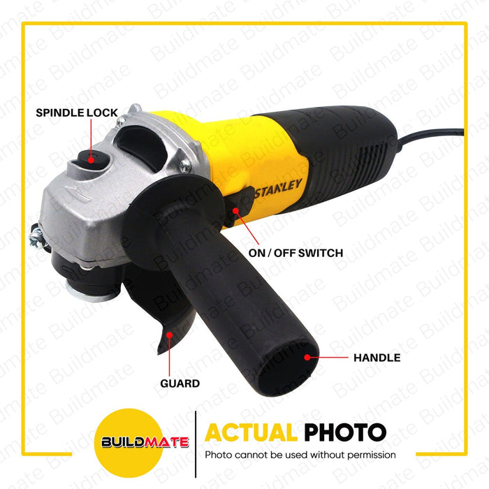 STANLEY Small Angle Grinder 4" 680W STGS6100A-B1 •BUILDMATE• SPT