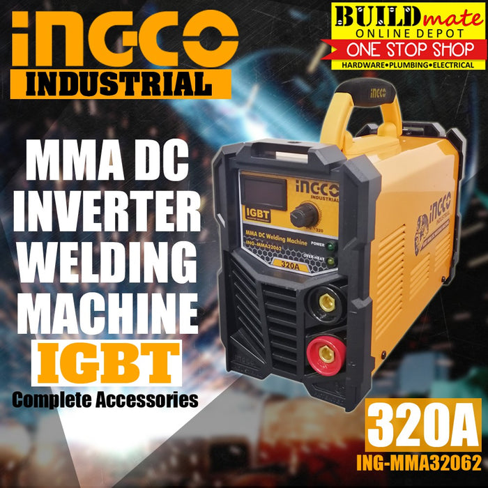 INGCO MMA DC Inverter Welding Machine IGBT 320A ING-MMA32062 +FREE MAILTANK Welding Mask SH33 •BUILDMATE• IPT