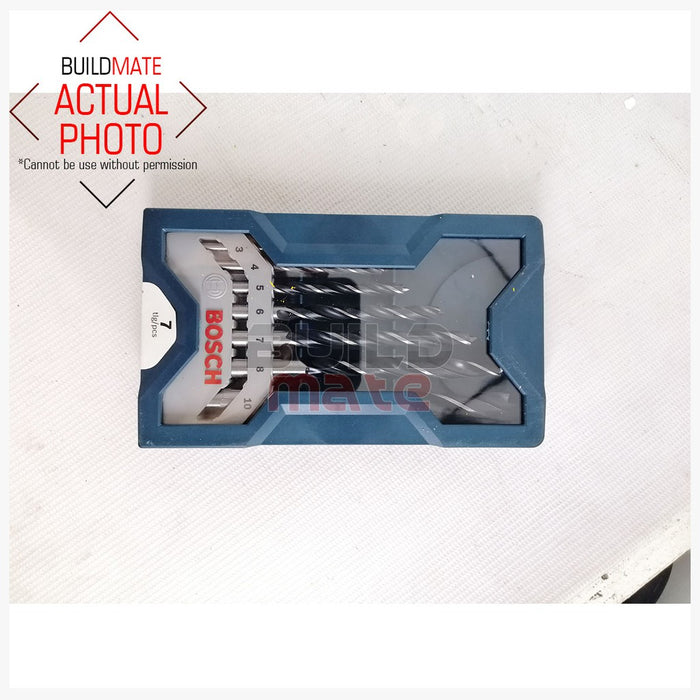 BOSCH METAL 7PCS / SET Twist Drill Bit Mini X Line HSS-R 2607017508 •BUILDMATE• BAX