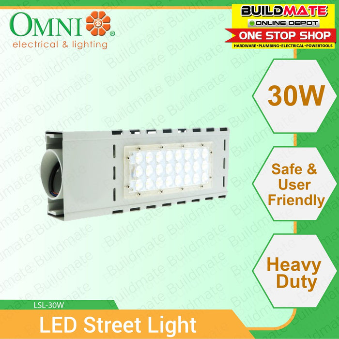 OMNI LED Street Light LSL-30W •BUILDMATE•