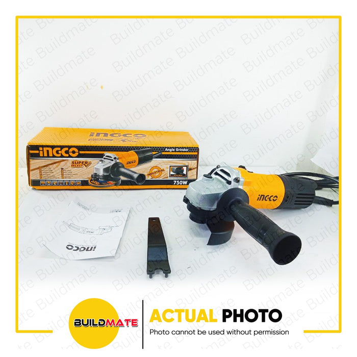 [COMBO] INGCO DIY TOOLKIT Impact Drill 115PCS HKTHP11151 & Angle Grinder 750W AG750282 +FREE •BUILDMATE• IPT