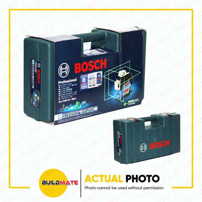 BOSCH Professional Line Laser Level GLL 3-80 CG + BM 1 W/ CASE 0601063U80 •BUILDMATE• BMT